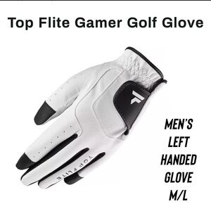 Top-Flite Gamer Golf Men’s Left Handed Glove size M/L NEW